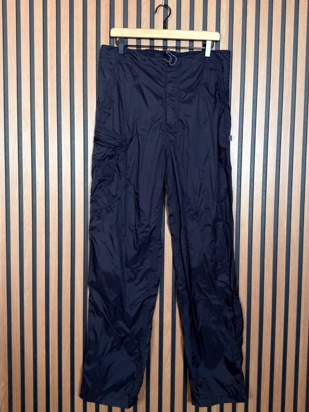 Sierra Designs Pants Large Mens Black 100% Nylon Cargo